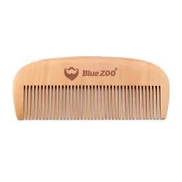 Log Color Pear Wood Hair Beard Beard Comb Comb Portable Comb Care Products- pear wood beard care products- pear wood beard care products