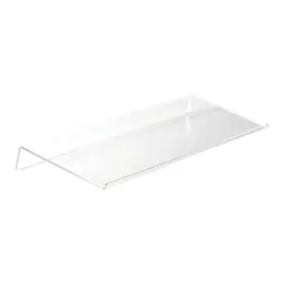 Hooks Rails Acrylic Tilted Computer Keyboard Holder Clear Stand för Easy Ergonomic Typing Office Desk Home School8896749