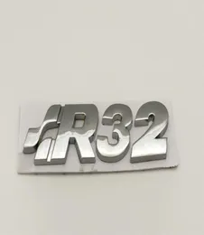3D -Metallchrom -R32 -Emblem -Abzeichen -Aufkleber -Auto -Logo Heckstiefel -Kofferraum Decal16259745434646