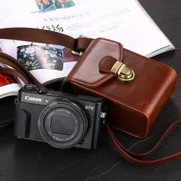 accessories Hard Skin Shoulder Bag Pu Leather Camera Case for Canon Powershot G9x G7x Mark Ii Iii G7x3 Sx620 Ixus 285 275 Sx740 Sx730 Sx720