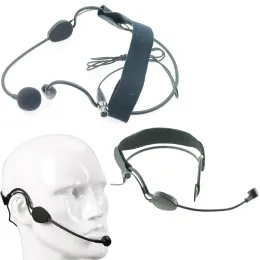 Microfones preto sm28 headwear microfone cardióide para shure wireless beltpack headset system Ta4f mini