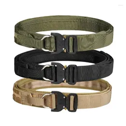 Belts A Multi-functional Nylon Belt For Men Featuring An Inner Waistband And Anti-slip Pad Suitable Outdoor Activities.