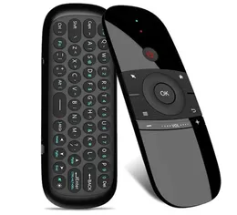 W1 24G Air Mouse Wireless Tastiera Controllo Remoto Apprendimento a infrarossi 6axis Motion Sense Ricevitore per TV Box PC270G5420686