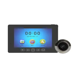 Дверные звонки 4.3 -дюймовый экран IPS 720p IR Night Vision Video Door Thephon Visual Door Door Dover Time STAPBY Peephole Viemer Camera