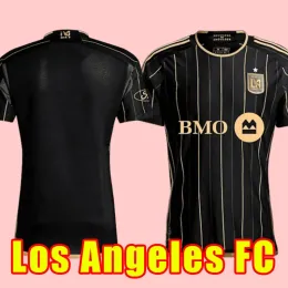 Fãs de camisas de futebol do lafc versão 2024 2025 Carlos Vela Kaye Chicho Rossi Los Angeles FC Home Away Parley Primário 24 25 Camisas de futebol masculino Criança criança