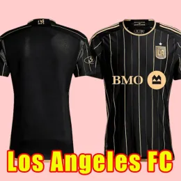 LAFC 축구 유니폼 플레이어 팬 버전 2024 2025 Carlos Vela Kaye Chicho Rossi Los Angeles FC 홈 어웨이 Parley 24 축구 셔츠 남자 아이들 아이