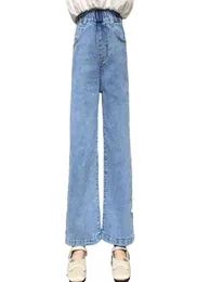 Girls Jeans Bow Girl039s Jeans Pearls For Children Spring Autumn Children039s Clothing 6 8 10 12 142240921