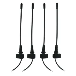 Microphones 4 Pcs Microphone Antenna Suitable for Sennheiser EW100G2/100G3 Wireless Microphone Bodypack Repair Mic Part Replace