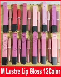 M Makyaj 12 Renk Dudaklar Parlaklık Lip Gloss Mat Sıvı Ruj Doğal Uzun ÖZELLİK SU YAPMA