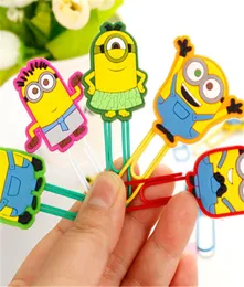 Bookmar Clea Mini Paper Clips Cartoon Color Plástico Bookmarks de papel Clipes Student Prêmio Presentes1171790