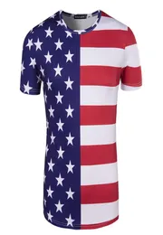 Weltmeisterschaft USA 3D Printed Soccer Fans T -Shirts Stripe Star Short Sleeve Casual Men T Shirts Plus Size M2XL9188331