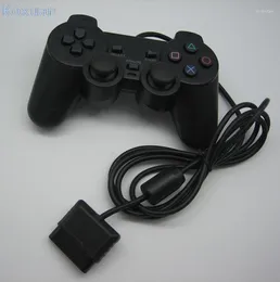 Game Controllers 1 Controller för PS2 Wired GamePad Joypad Original 2 PSX PS PCS Black Whole8015584