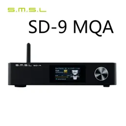 Radio SMSL SD9 SD9 MQA Decodifica completa Hifi Network Music Player SD9 Support DSD, Wav Ape, Flac Aiff, Bluetooth Dlna Mp3 Desktop Player