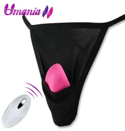 Controle remoto sem fio Panties vibratórios CLITORES VIBRADORES TRAMBOTES SEXO PARA MULHER MINI TROYS Y1912176941178