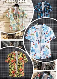 Camicia sciolta casual da uomo Hawaii Beach 3D Digital Print Beach
