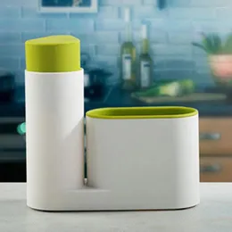 Liquid Soap Dispenser Multifunctional Storage Rack High-quality Kitchen Tool Box Pump