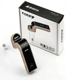 Car Wireless Bluetooth MP3 FM Transmitter Modulator 21A شاحن السيارة اللاسلكي الدعم G7 مع شاحن سيارة USB مع 8503119