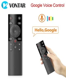 H17 Voice Remote Control 24g Mouse Wireless Air مع IR التعلم الجيروفيني من أجل Android TV Box H96 MAX X96 X4 Plus223T22558697