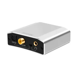 Akcesoria Reiyin DAC USB C do optycznego współosiowego analogu 3,5 mm Converter 192KHz 24bit Audio Adapter