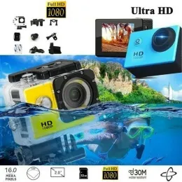 Cameras Mini Action Camera Ultra HD 4K Sports Camera 2.0 inch Screen 30m Waterproof Underwater Recording Camera Action Cam Cameras