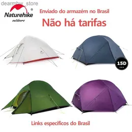 الخيام والملاجئ NatureHike Camping Tent Mongar 2 شخص خيمة Cloud Up 1 2 3 شخص خيمة نهر الخيمة خيمة فائقة المشي في الهواء الطلق محمولة L48