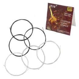 Stringhe di chitarra classica Irin C101 set di corde in fibra ottica in nylon nero di 6 legno