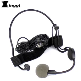 Микрофоны Профессиональный мини -XLR 4 PIN TA4F Earset Headpord Hearset Microfhone Динамический микрофон для Shure Wh20TQG Беспроводной пакет