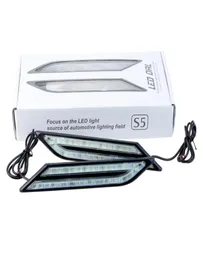 2pcsset DRL LED Daytime Lauflichtauto Bremslenker Leuchte Leuchten Auto Styling wasserdicht 5 Farben Nebelscheinwerfer DC2665034