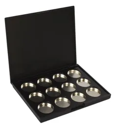 Hela 10 Pack Makeup Cosmetic Empty 12 PCS Aluminium Magnetic Eyeshadow Eye Shadow Pigment Pans Palette Fall 2267750