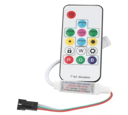 Controladores 14key controle remoto sem fio WS2811 WS2812 Controlador SP103E RGB Luz de tira 5V 12V WS2812B4825829