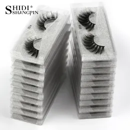 Eyelashes SHIDISHANGPIN fashion false eyelashes wholesale hand made 3d mink volume eyelashes natural messy soft lashes for makeups In Bulk