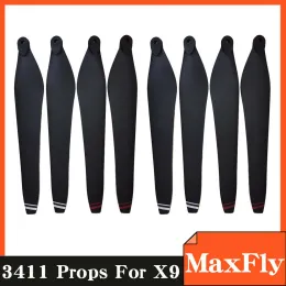 Accessories Hobbywing Folding Carbon Fiber Plastic Paddle 3411 Cw Ccw Propeller for the Power System of X9 Motor Agricultural Drone