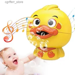 Baby Bath Toys Bath Bubble Maker Cute Duck Shape Foam Bath Toys With 12 Songs Baby Bath Toys Bubble Machine Bubble Maker Machine Toy Toys L48