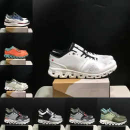 2024 Bulut X 1 Beyaz Koşu Ayakkabıları Siyah Siyah Asfalt Gri Alaşım Gri Niagara Mavi Bulut Hi Edge Orman Ormanı Roger Rro Fildişi Tasarımcı Erkek Kadın Eğitmeni Sneaker