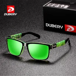 نظارة شمسية Dubery Polarized UV400 حماية للرجال والنساء 15 ألوان طراز 518