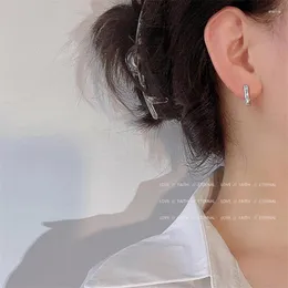 Stud Earrings Starlight J-shaped Female Ins Style Niche Simple Design Zircon High Quality Ear Jewelry Wholesale