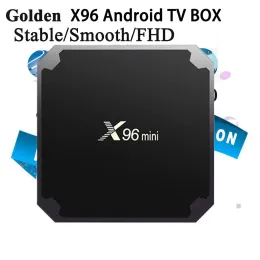 Box Golden X96 FHD Android 9.0 TV Box Smart TV Box S905W Quad Core Support 2.4G Bezprzewodowe skrzynka multimedialna Setop Box