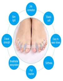 1Pair Toes Rehabilitation Separator Hallux Valgus Care Toe Korrigerande Ortics Överlappande korrigeringsgravar Fot Care4232182