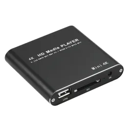 Box HD 멀티미디어 플레이어 Full HD 1080P USB 외부 미디어 플레이어 SD 미디어 TV 박스 지원 MKV H.264 RMVB WMV (EU 플러그)