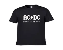 New AC DC Band Rock T Shirt Mens ACDC Graphic Tshirts طباعة Tshirt غير الرسمية بالإضافة إلى حجم O Hip Hop Short Sleeve3174261