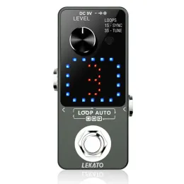 الملحقات Lekato Loop Auto Auto Devitor Desced Guitar Parts حلقة الجيتار دواسة لتوليفات الغيتار الكهربائية مربع 3 فتحة موجة لكل 6 دقائق