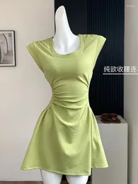 Casual klänningar elegant mode sexig smal gyaru cutout klänning tunika wrap höft en stycke frocks off axel grundläggande solid formell tillfälle