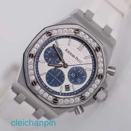 Highnd AP Wrist Watch Epic 26231 Royal Oak Panda Face feminino aço de aço de aço relógio automático Máquinas suíças assistir famosa Luxury Watch Watch