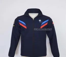 Högkvalitativ motorcykel Motorrad Full Zip Fleece Sweatshirt för WorldSBK Team Racing Cotton Men039S JACKE14985103