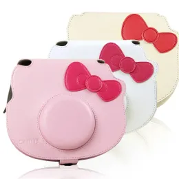 Bags Colorful Pu Leather Bag Case for Fujifilm Instax Mini Kitty Camera with Shoulder Strap