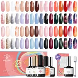 Kits Modelones 36pcs Gel Molhnen Kit Summer Bright Gel Polish Set Mater