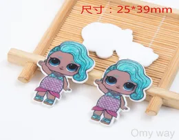 Opções LOL 60pcslot Fashion Cartoon Resinas Flatback For Bow Baws Acessórios de cabelo Planar Resin Crafts DIY decorações 6237601