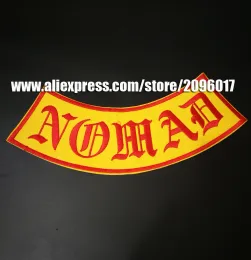 Aksesuarlar Haydut Özel Alt Rocker Nakış Teslim Biker Demirinde Göçebe Yamaları Motosiklet Kulübü Mc Rozetler Giyim Sticker