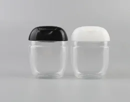 30 ml Hand Sanitizer Bottle Empty Pet Plastic Half Round Flip Cap Bottle Children039s Desinfectant Bottle WB22612698944