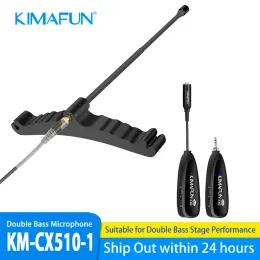 Microphons Kimafun Professional Instrument Bass Microphone Consenser Mikrofon for Sennheiser Mic Wireless System with transmitterreceiver